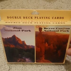 Zion National Park & Bryce National Park Double Deck Playing Cards Set